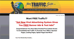 Desktop Screenshot of mytrafficsite.com